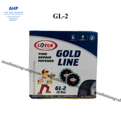 Hộp 10 miếng vá bố vải dành cho lốp không săm và lốp có săm -Lotus-Ấn Độ GL-2-93mm