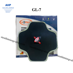 Hộp 5 miếng vá bố vải dành cho lốp không săm và lốp có săm -Lotus-Ấn Độ GL-7-290x290mm
