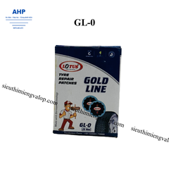 Hộp 25 miếng vá bố vải dành cho lốp không săm và lốp có săm -Lotus-Ấn Độ GL-0-60mm.