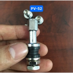 Van thẳng chế lốp xe máy có săm (ruột) thành lốp không săm (ruột) (dài 52 mm)