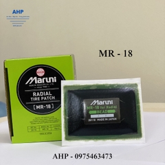 Hộp 10 miếng vá lốp có bố vải dành cho lốp không săm xe Du Lịch, xe Tải Model: MR-18 (75x100mm)