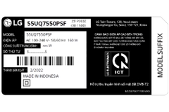 Smart Tivi LG 4K 55UQ7550PSF