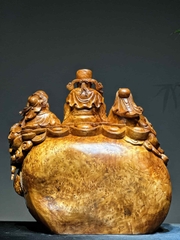 Bộ ba Ngài Tam Đa gỗ Nu Ngọc Am Đẹp