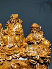 Bộ ba Ngài Tam Đa gỗ Nu Ngọc Am Đẹp