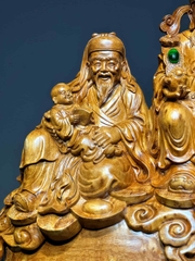 Bộ ba Ngài Tam Đa gỗ Nu Ngọc Am Đẹp