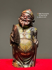 Tượng Ngài Thương Gia gỗ Vương Mộc tử đàn đẹp