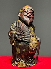 Tượng Ngài Thương Gia gỗ Vương Mộc tử đàn đẹp