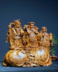 Bộ ba Ngài Tam Đa gỗ Nu Ngọc Am Đẹp