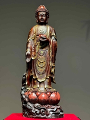 Tượng Tam thế  gỗ trắc đẹp