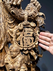 Tượng Ngài Di Lạc gỗ Nu ngọc am thơm
