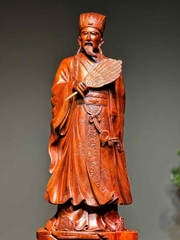 Tượng Khổng Minh Gia Cát Lượng Gỗ Tử đàn đẹp