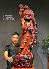 Tượng Ngài Đạt Ma gỗ Vương Mộc Tử Đàn đẹp