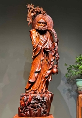 Tượng Ngài Đạt Ma gỗ Vương Mộc Tử Đàn đẹp