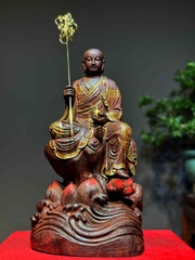 Tượng Ngài Địa Tạng Vương gỗ Vương mộc tử đàn đẹp