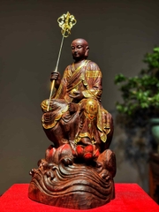 Tượng Ngài Địa Tạng Vương gỗ Vương mộc tử đàn đẹp