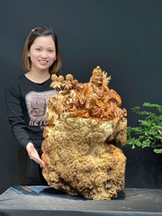 Tượng Tế Công Gỗ Nu Ngọc am thơm