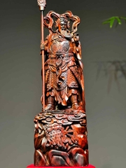Tượng Ngài Quan Công Gỗ Trắc đẹp