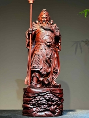 Tượng Ngài Quan Công Gỗ Tử Đàn Đẹp