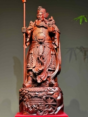 Tượng Ngài Quan Công Gỗ Tử Đàn Đẹp