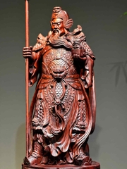 Tượng Ngài Quan Công Gỗ Tử Đàn Đẹp