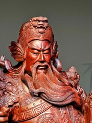 Tượng Ngài Quan Công Gỗ Tử Đàn Đẹp