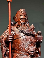 Tượng Ngài Quan Công Gỗ Tử Đàn Đẹp