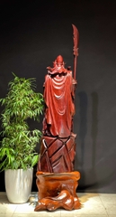 Tượng Ngài Quan Công Gỗ Tử Đàn Đẹp