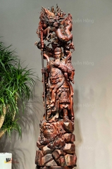 Tượng Ngài Quan Công Hàng Long Gỗ Trắc Đẹp