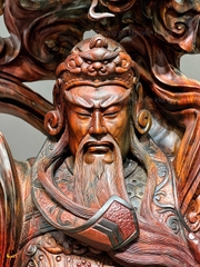 Tượng Ngài Quan Công Hàng Long Gỗ Trắc Đẹp