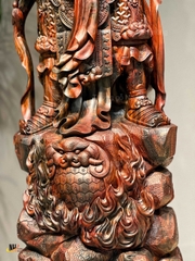 Tượng Ngài Quan Công Hàng Long Gỗ Trắc Đẹp