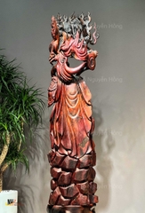 Tượng Ngài Quan Công Hàng Long Gỗ Trắc Đẹp