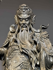 Tượng Ngài Quan Công Gỗ mun sừng đẹp