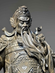 Tượng Ngài Quan Công Gỗ mun sừng đẹp