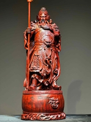 Tượng Ngài Quan Công Gỗ Tử Đàn Đẹp