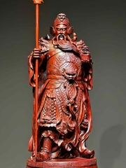 Tượng Ngài Quan Công Gỗ Tử Đàn Đẹp