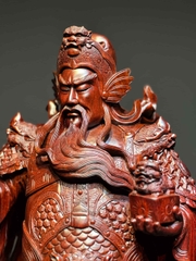 Tượng Ngài Quan Công Gỗ Tử Đàn Đẹp