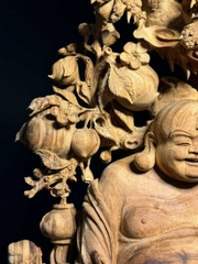 Tượng Di Lạc  Gỗ Hoàng Đàn Tuyết Lạng Sơn