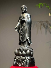 Tượng A di đà  Gỗ  Mun Sừng đẹp
