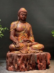 Tượng a di đà   Gỗ Vương Mộc Tử Đàn đẹp