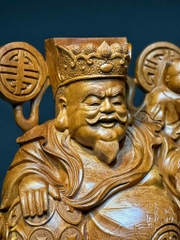 Tượng Ngài Thần Tài Gỗ Ngọc am thơm