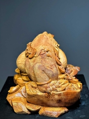 Tượng Thiềm Thừ Gỗ Hương Gia Lai đẹp