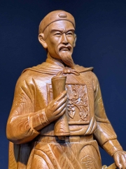 Tượng Ngài Trần Quốc Tuấn  gỗ ngọc am thơm