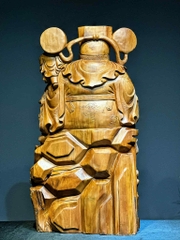 Tượng Ngài Thần Tài Gỗ Ngọc am thơm