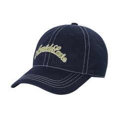 NÓN BÓNG CHÀY THÊU LOGO SCRIPT COLOR XANH NAVY