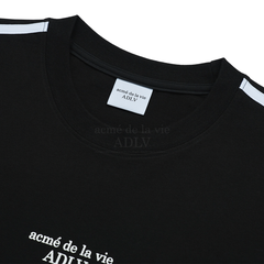 ÁO THUN ADLV BASIC LOGO PRINTING TRACK ĐEN