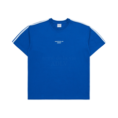 ÁO THUN ADLV BASIC LOGO PRINTING TRACK XANH DƯƠNG