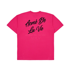 ÁO THUN ADLV IN SCRIPT LOGO HỒNG