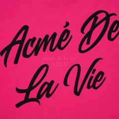 ÁO THUN ADLV IN SCRIPT LOGO HỒNG