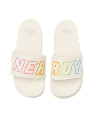 DÉP NERDY RAINBOW SLIDE ĐEN