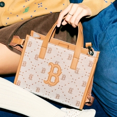 TÚI MLB BIG DIAMOND MONOGRAM SMALL TOTE BOSTON - 3AORS013N-43BRS